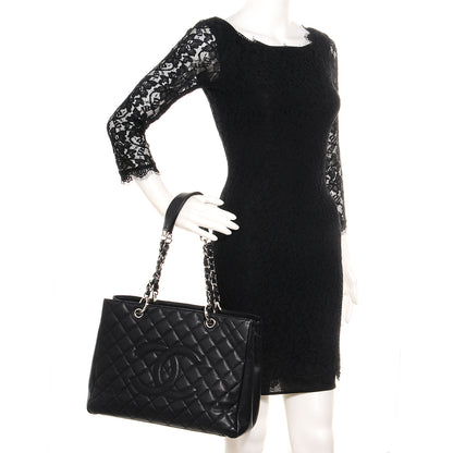 Chanel Caviar Grand Shopping Tote GST Black 2 of 7
