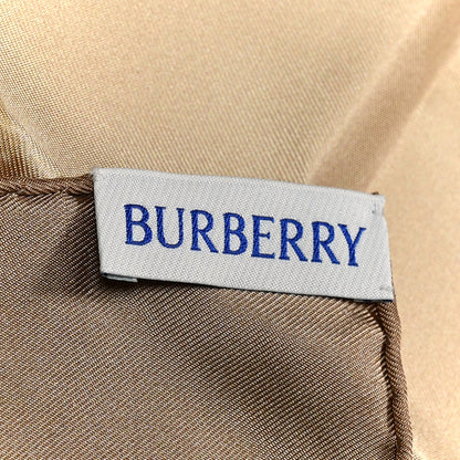 Burberry Silk Check Charm Scarf Finch Beige 3 of 4