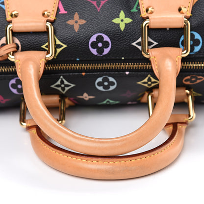 Louis Vuitton Monogram Multicolor Speedy 30 Black 9 of 11