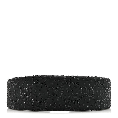 Gucci Moiret GG Crystal Minirich Headband Black Crystal 4 of 5