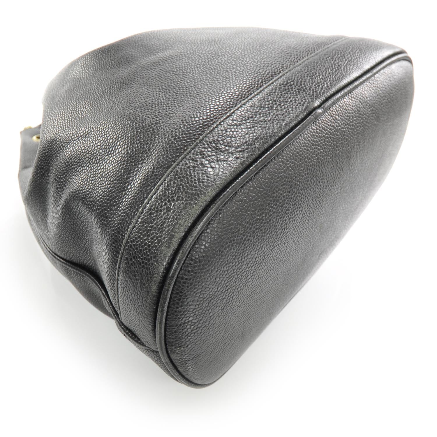 Chanel Caviar Drawstring Shoulder Bag Black 5 of 11