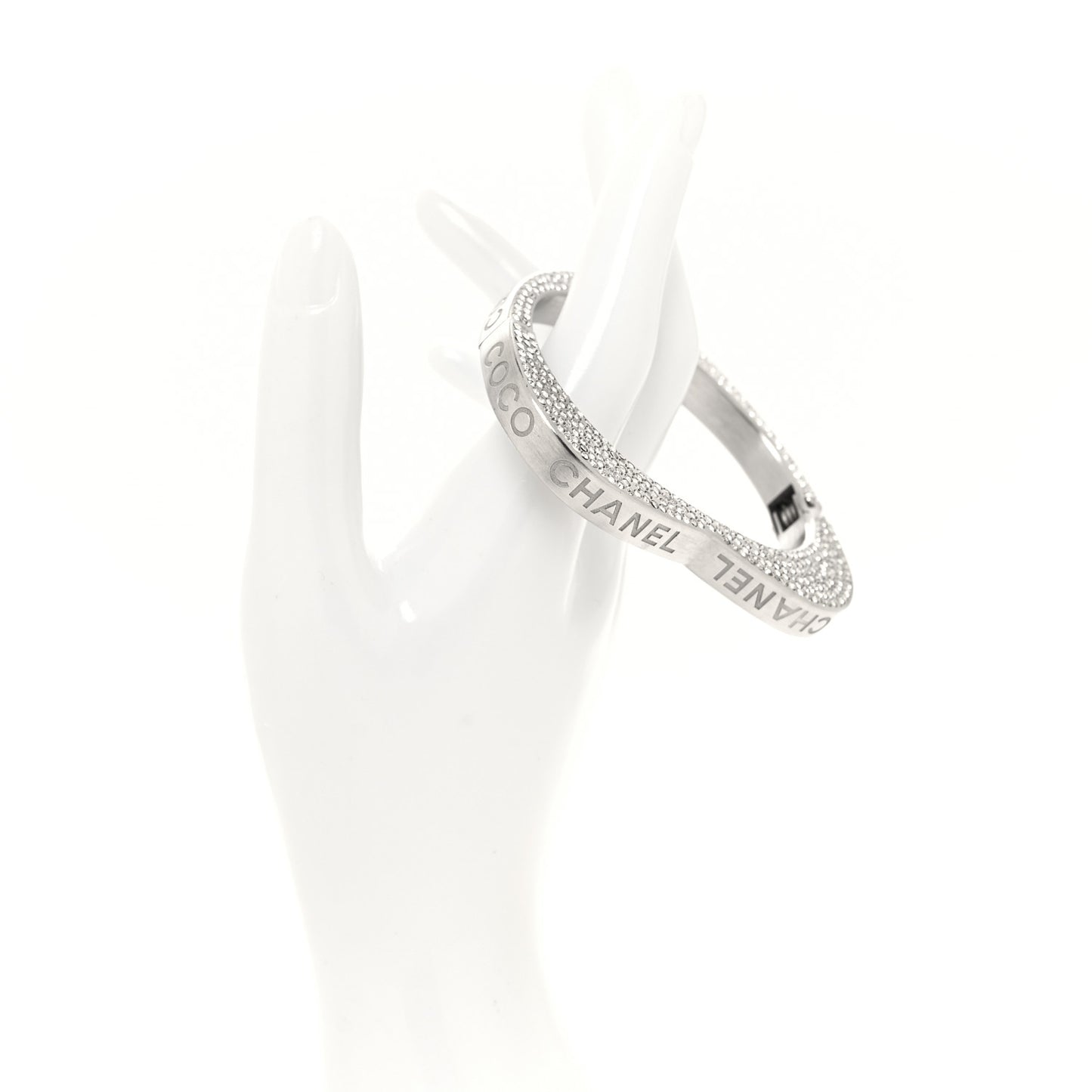 Swarovski Crystal Heart Bracelet Silver