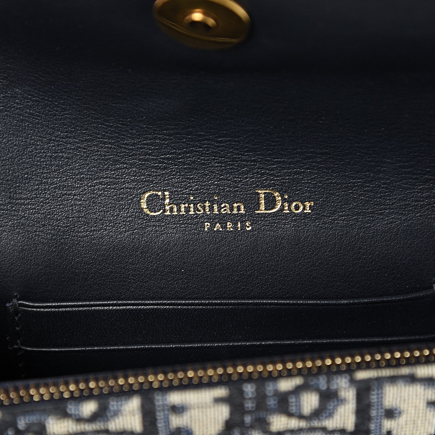 Christian Dior Oblique Saddle Belt Bag Blue 5 of 9