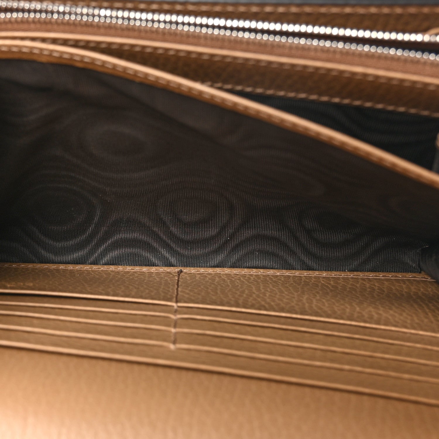 Gucci Dollar Calfskin Crystal Mini Dionysus Chain Wallet Natural Tan Black Diamond 5 of 11