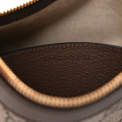 Gucci GG Supreme Monogram Textured Dollar Calfskin Web Small Ophidia GG Handbag Beige Ebony New Acero 7 of 12