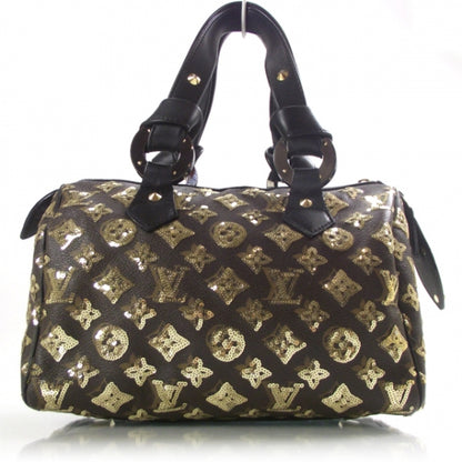 Louis Vuitton Monogram Sequins Eclipse Speedy 28 Gold 1 of 9