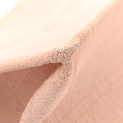 Christian Dior Canvas Embroidered Cannage Medium Book Tote Bois de Rose 13 of 15