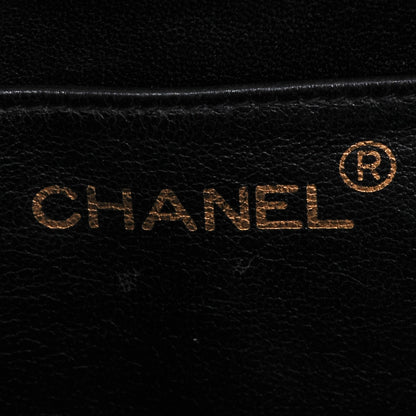 Chanel Lambskin Quilted Jumbo Single Flap Black 6 of 12