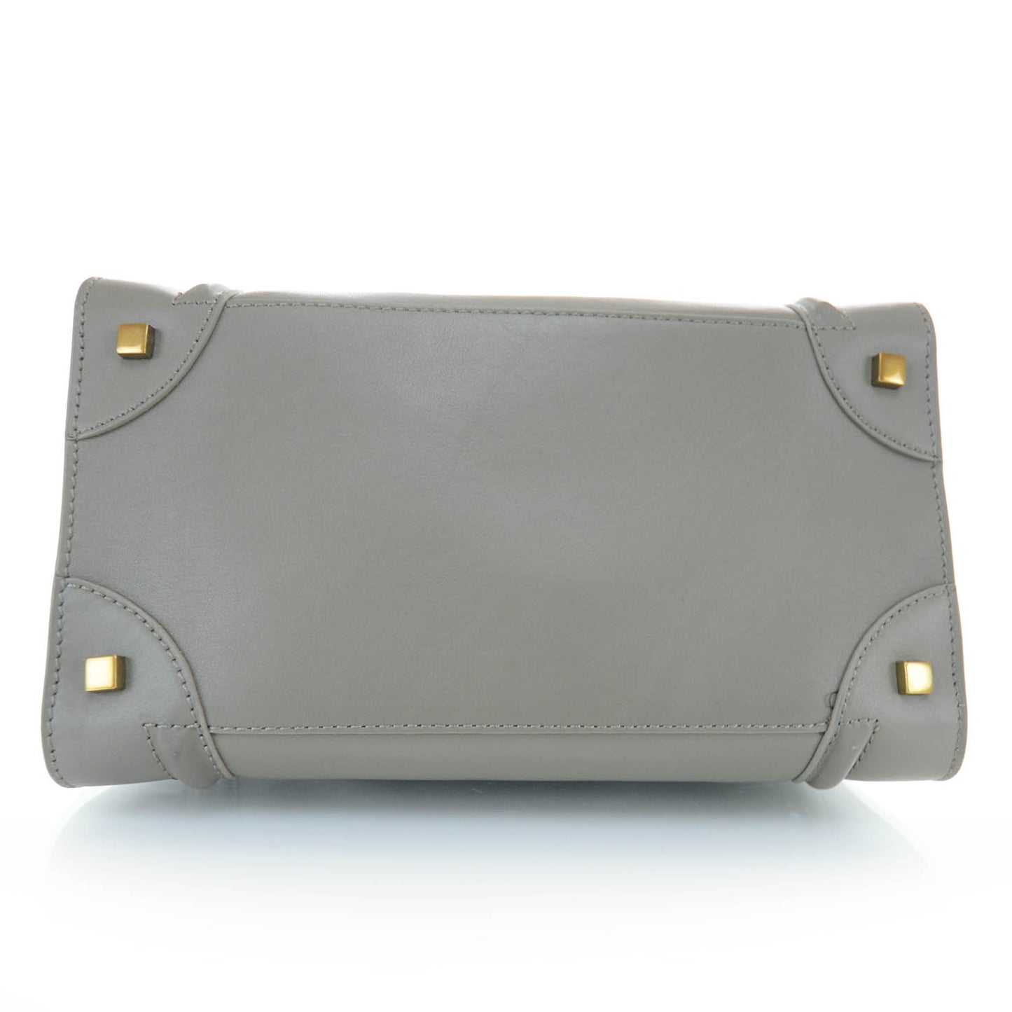 Smooth Calfskin Mini Luggage Bag Taupe
