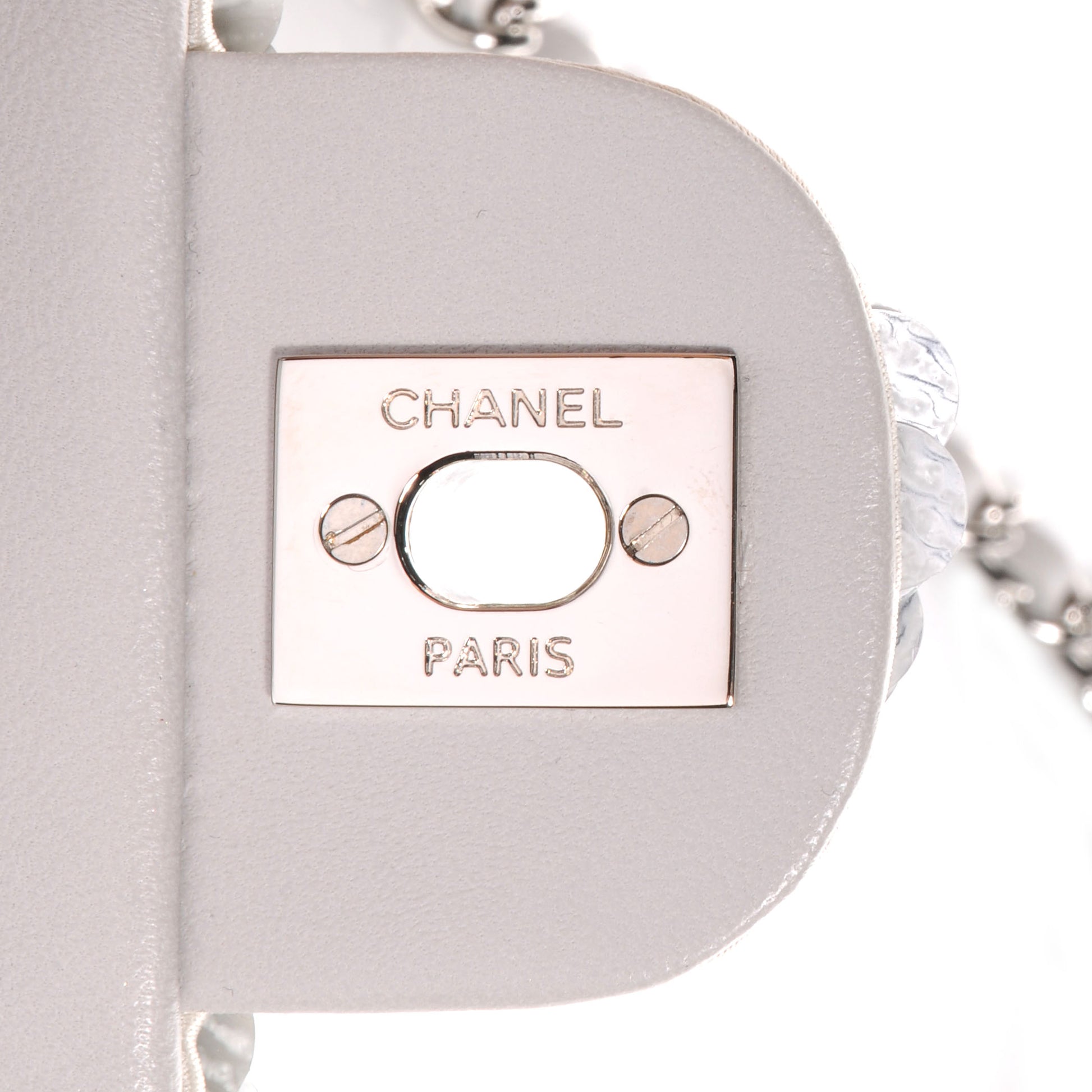 Chanel Sequin Paillette Small Flap Silver 8 of 8