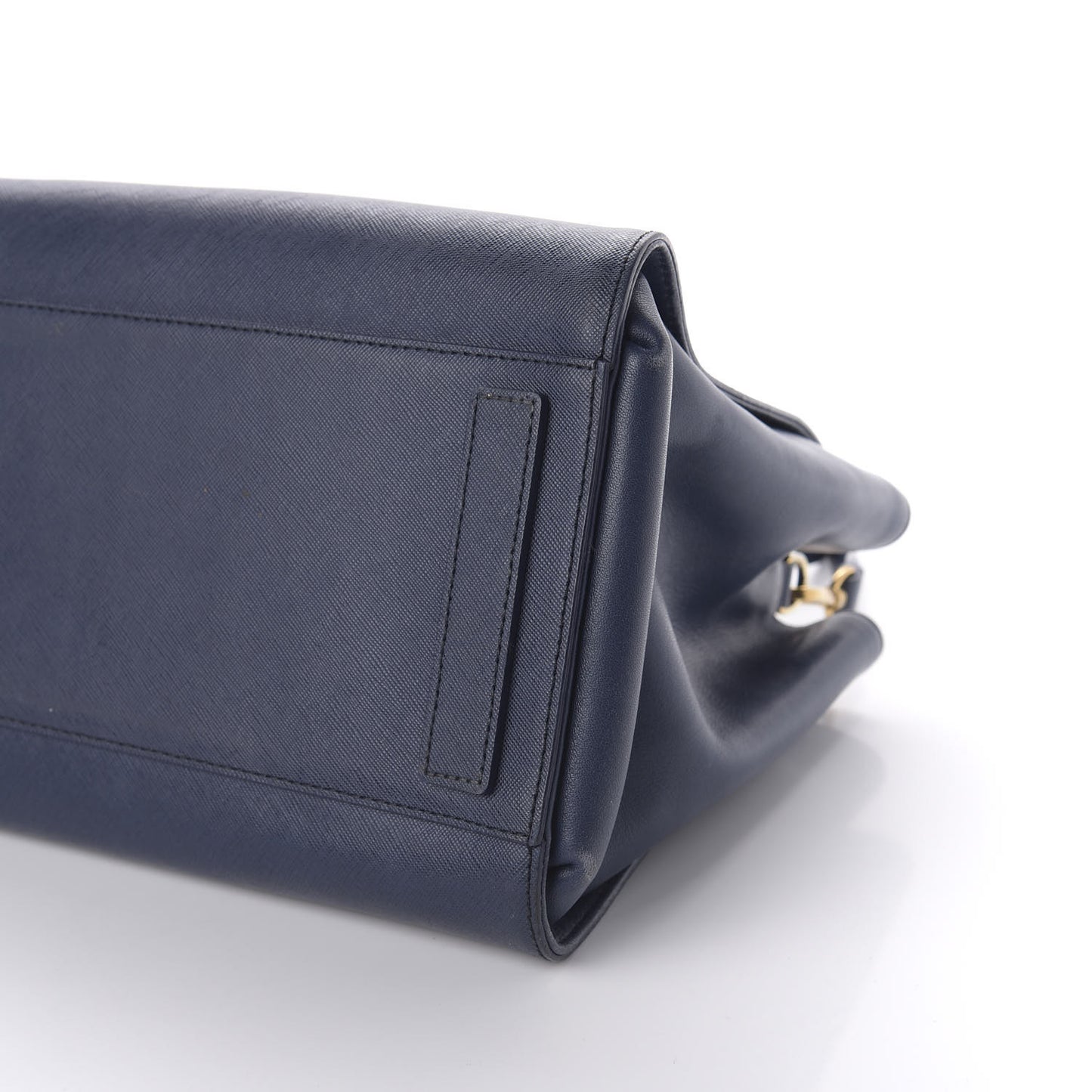 Saffiano Top Handle Tote Blue