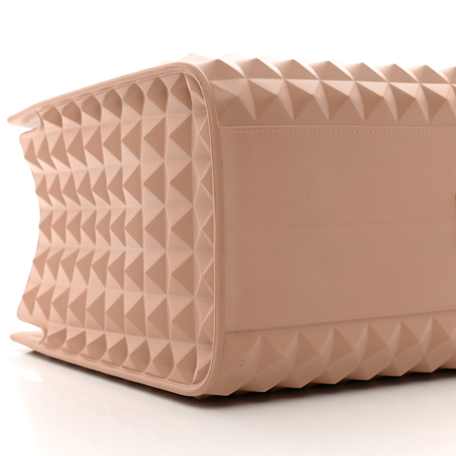 Valentino Garavani Rubber Le Troisieme Tote Rose Cannelle 7 of 8