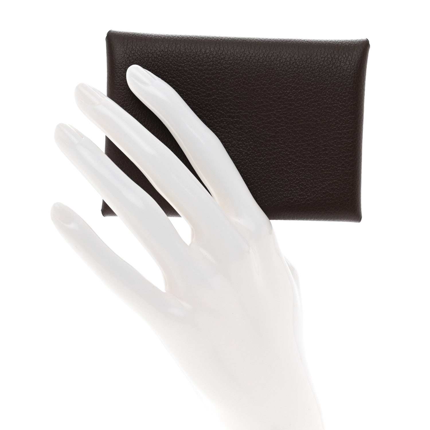 Hermes Evercolor Calvi Duo Card Case Rouge Sellier 2 of 7