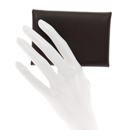 Hermes Evercolor Calvi Duo Card Case Rouge Sellier 2 of 7