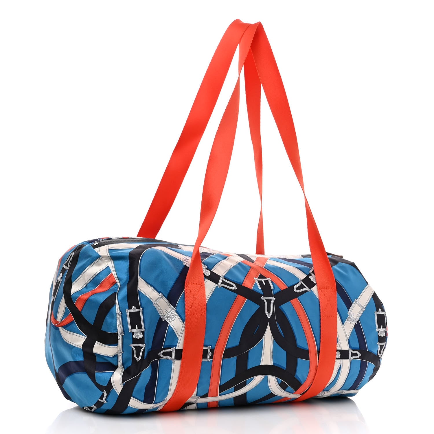 Hermes Silk Barenia Cavalcadour Airsilk Duffle 38 3 of 8