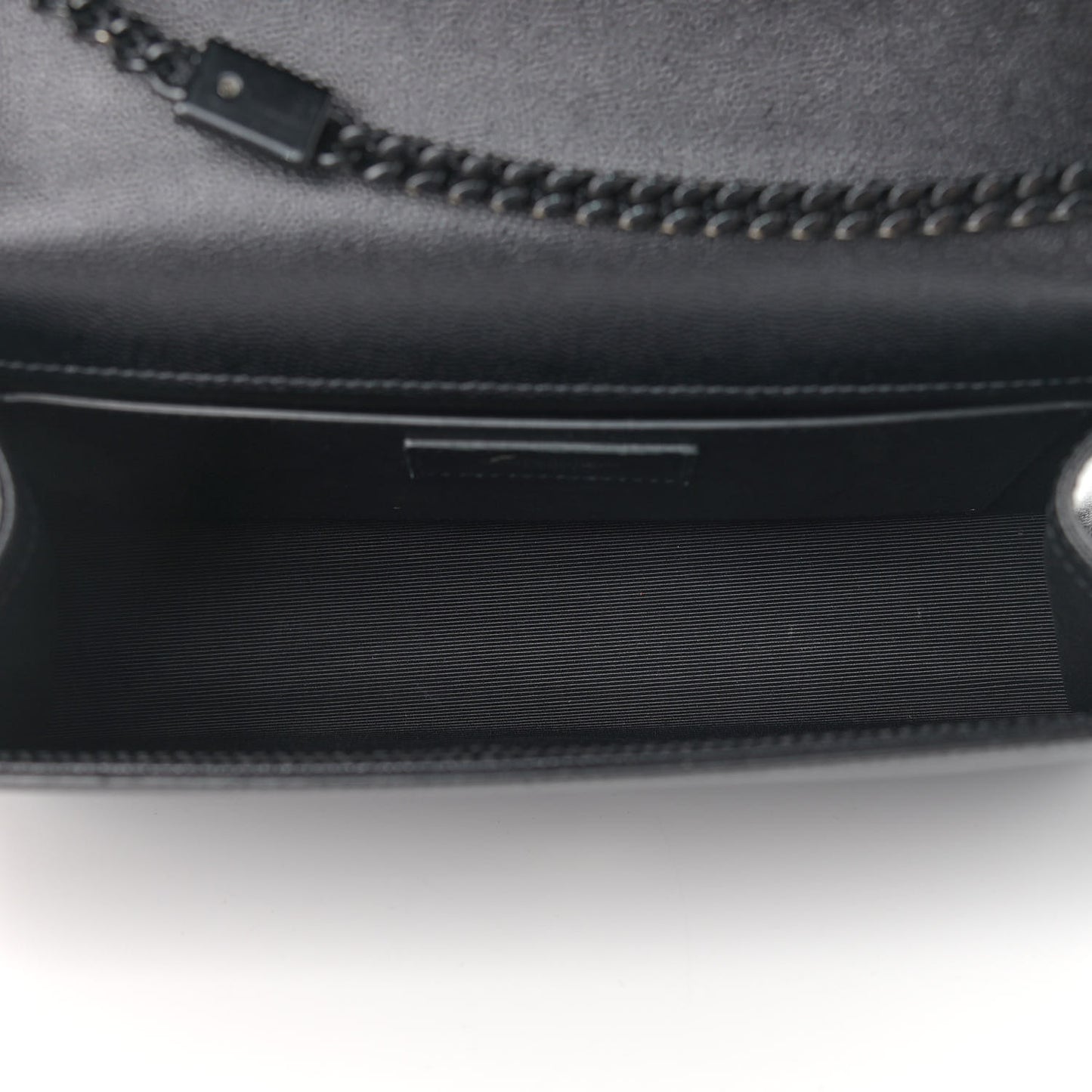 Grain De Poudre Medium Classic Monogram Kate Satchel Black