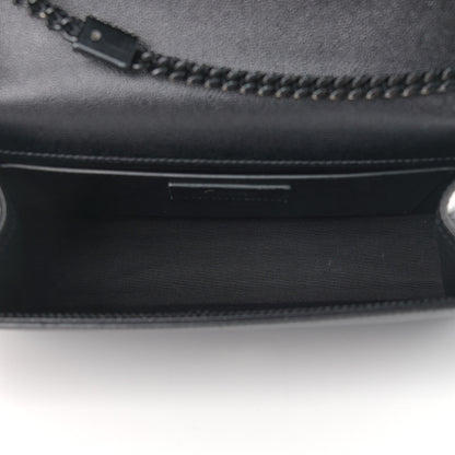 Saint Laurent Grain De Poudre Medium Classic Monogram Kate Satchel Black 7 of 10