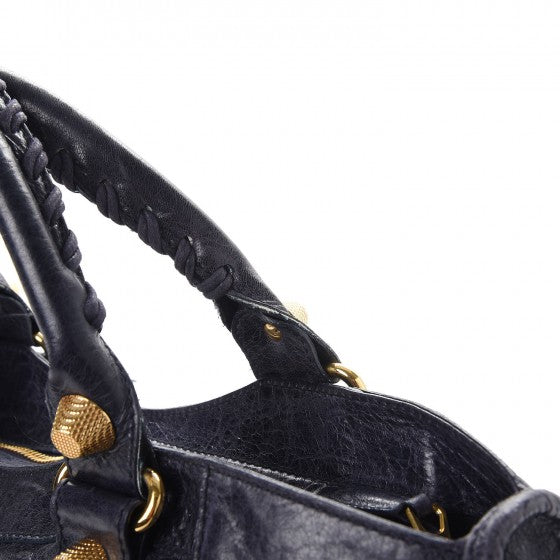 Balenciaga Agneau Giant 21 Gold Hardware Part Time Navy 8 of 16
