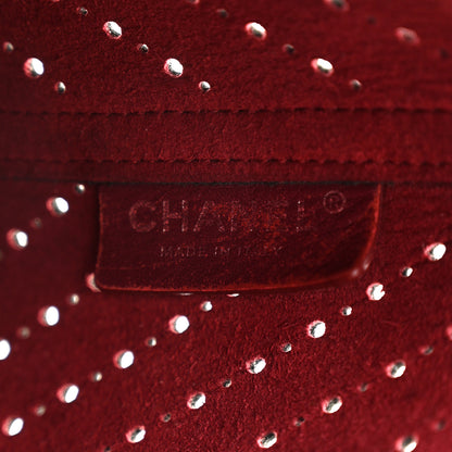 Chanel Perforated Grained Calfskin Large Shopping Tote Black 7 of 15