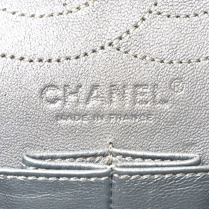 Chanel Metallic Calfskin Striped 2.55 Reissue 226 Silver 6 of 11