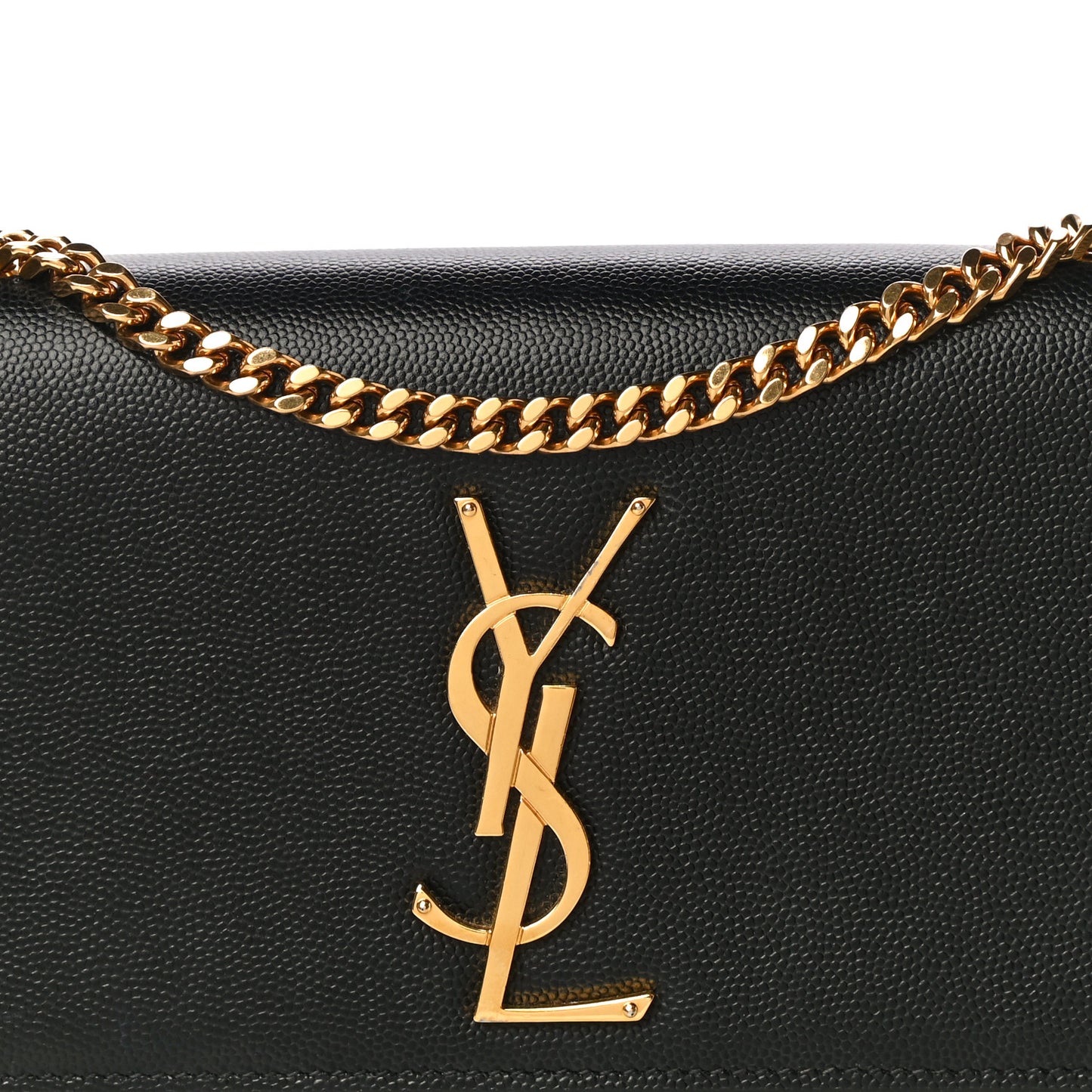 Grain De Poudre Small Monogram Kate Satchel Black