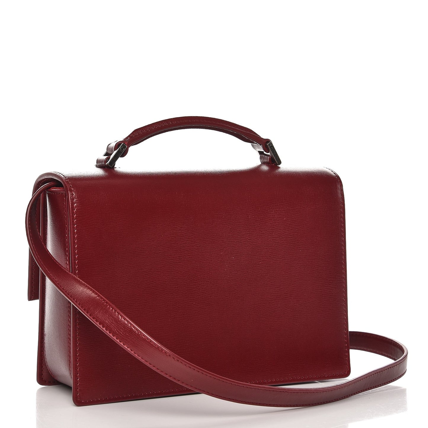 Calfskin Medium Bellechasse Satchel Burgundy