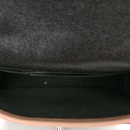 Chanel Iridescent Caviar Quilted Mini Two Tone Flap Black Beige 5 of 10