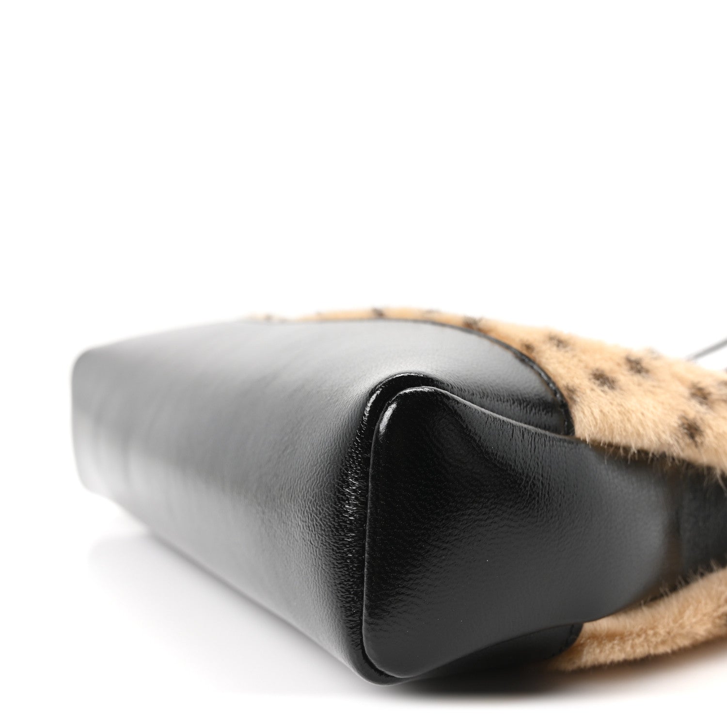 Chanel Shiny Lambskin Pony Hair Cheetah Printed Mini 31 Shopping Bag Light Beige Black 10 of 11