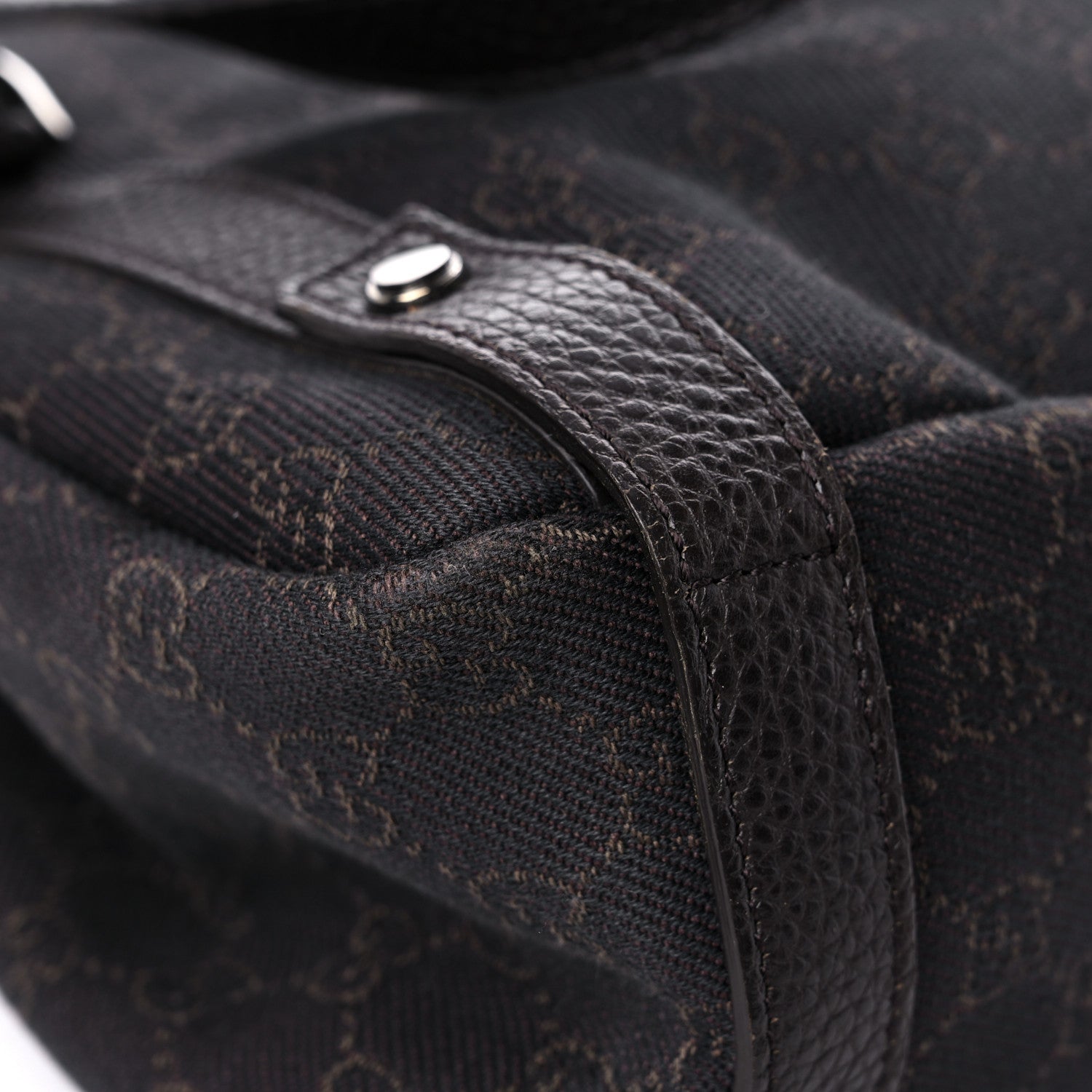 Gucci Monogram Medium Abbey Shoulder Bag Chocolate 10 of 16