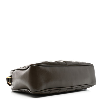 Saint Laurent Calfskin Matelasse Monogram Lou Camera Bag Military Olive 4 of 15