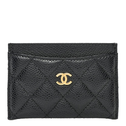 Chanel Caviar Quilted Card Holder Black 1 of 9