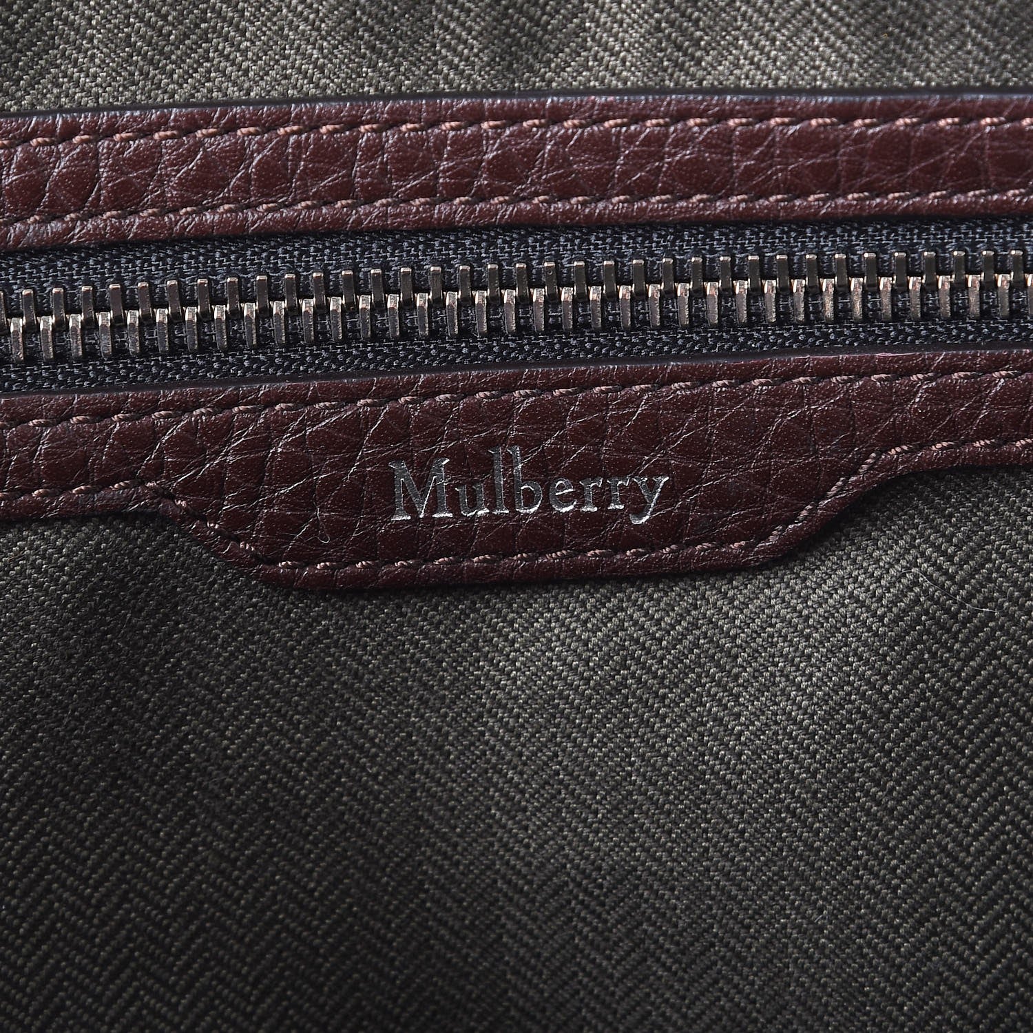 Mulberry Grained Calfskin Small Kenrick Reporter Chocolate 6 of 9