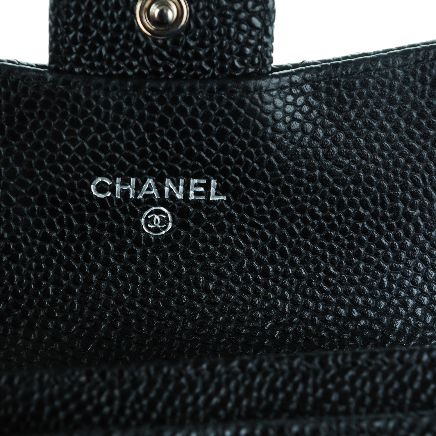 Chanel Caviar Quilted Flap Card Holder Black 6 of 8