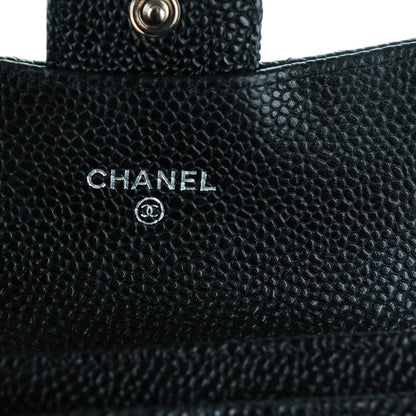 Chanel Caviar Quilted Flap Card Holder Black 6 of 8