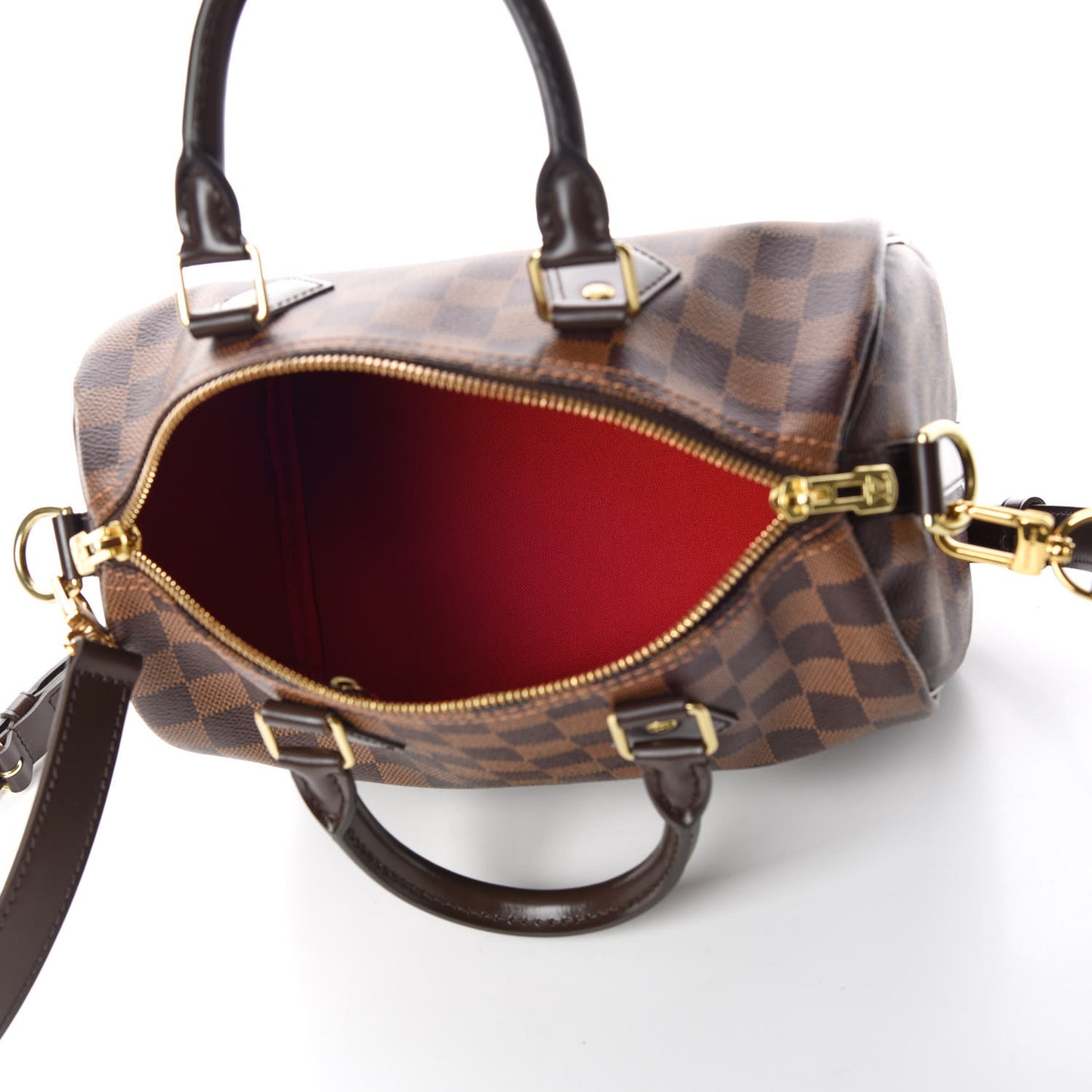 Damier Ebene Speedy Bandouliere 25