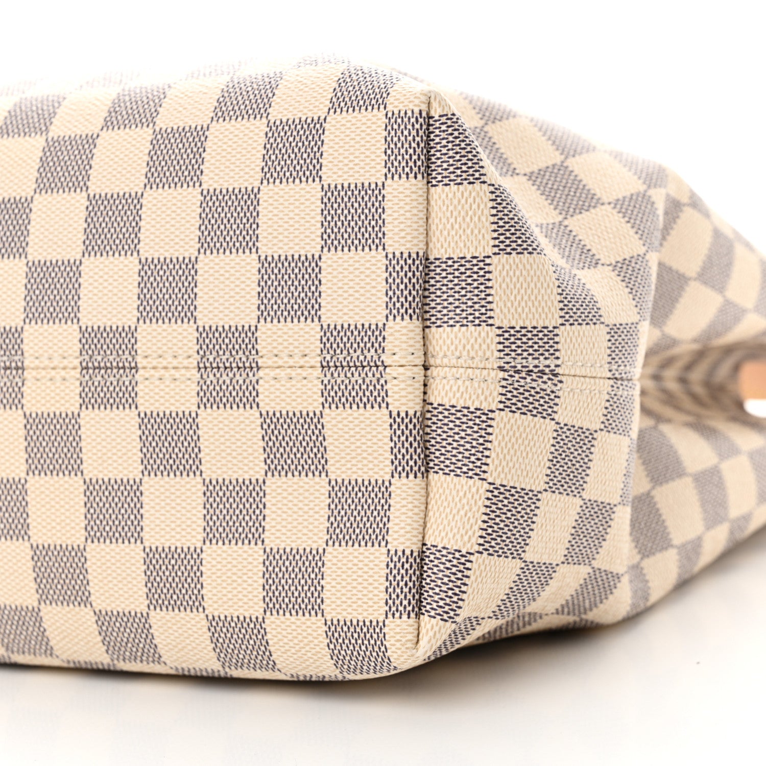 Louis Vuitton Damier Azur Graceful MM Rose Ballerine 10 of 10