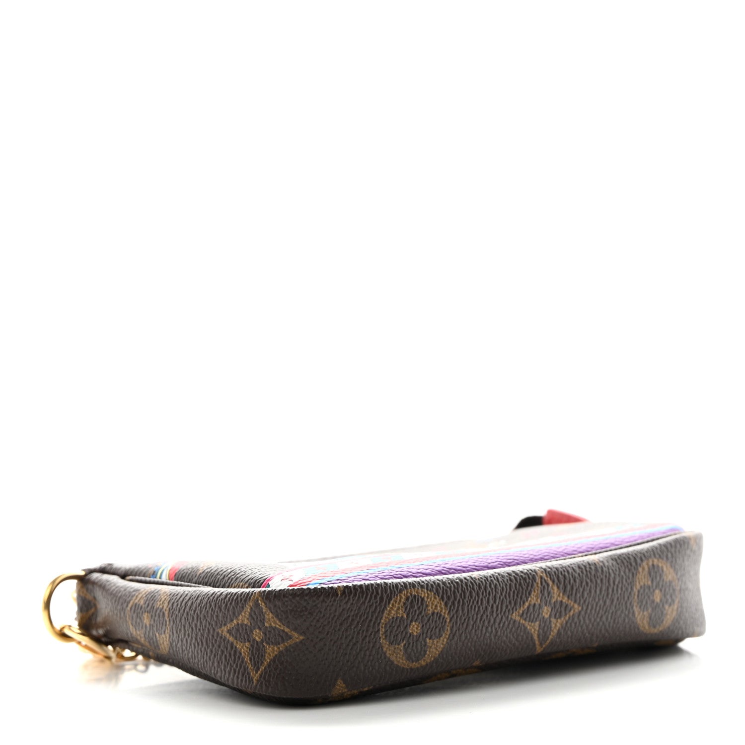 Louis Vuitton Monogram 2020 Christmas Animation Bumper Cars Mini Pochette Accessories Coquelicot 4 of 9
