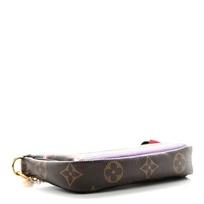 Louis Vuitton Monogram 2020 Christmas Animation Bumper Cars Mini Pochette Accessories Coquelicot 4 of 9
