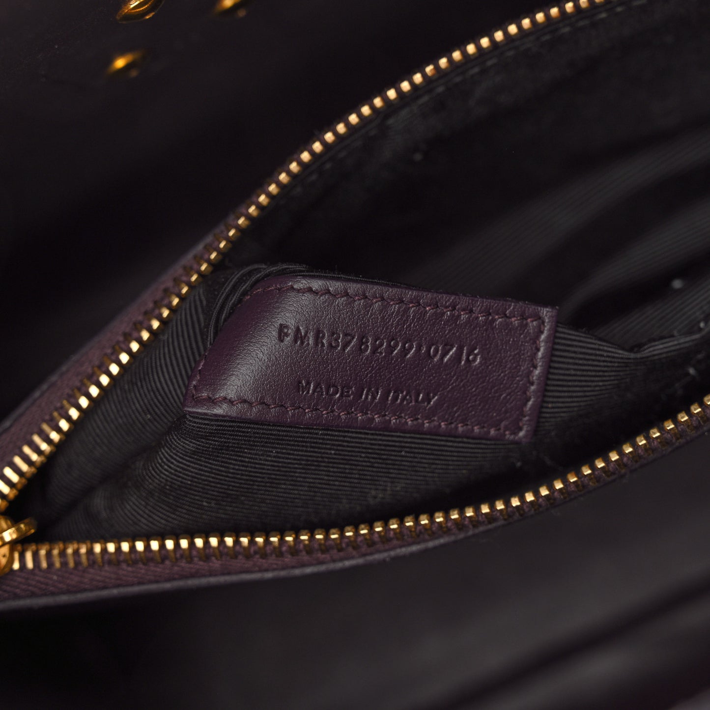 Calfskin Crocodile Embossed Small Sac de Jour Prune