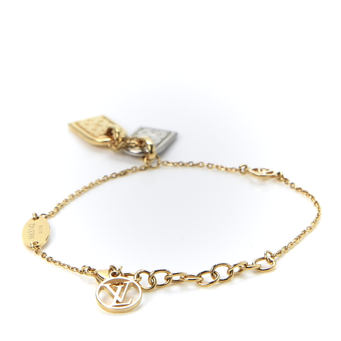 Brass Nanogram Bracelet Silver Gold