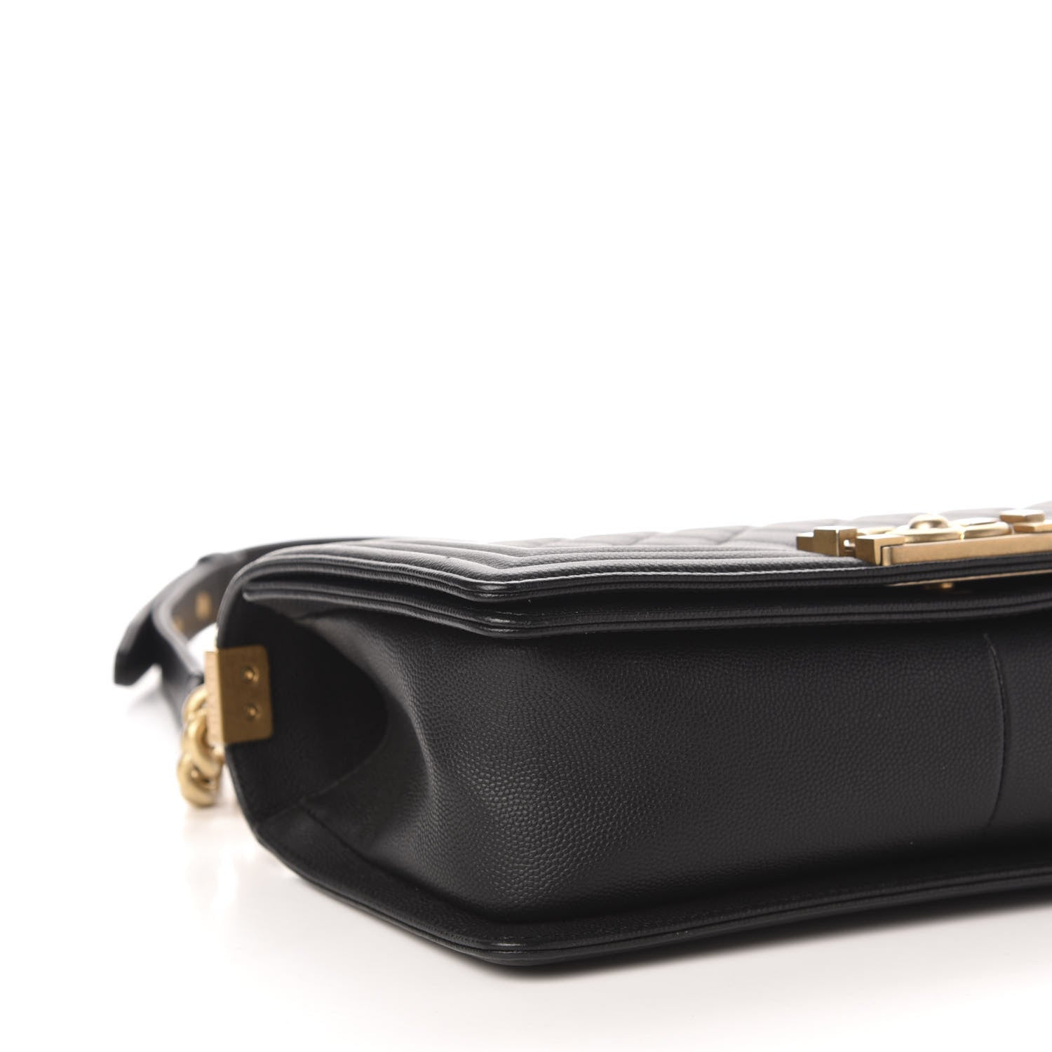 Chanel Caviar Quilted Medium Boy Flap Black 8 of 11