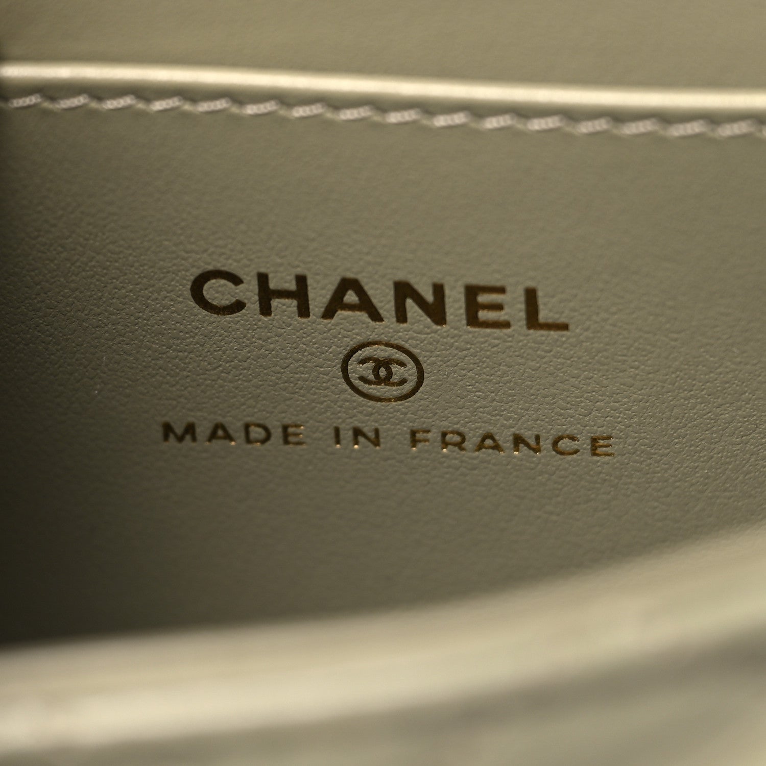 Chanel Shiny Aged Calfskin Quilted Mini Nano Kelly Shopper Khaki 6 of 11