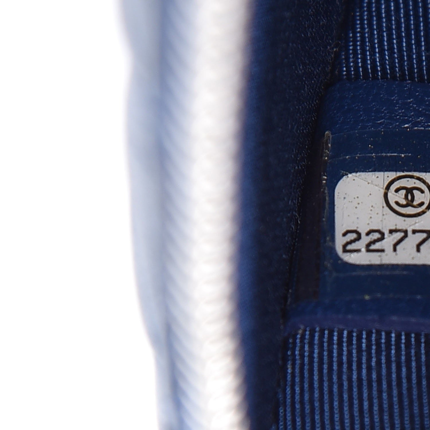 Chanel Lambskin Quilted Key Holder Case Blue 7 of 12