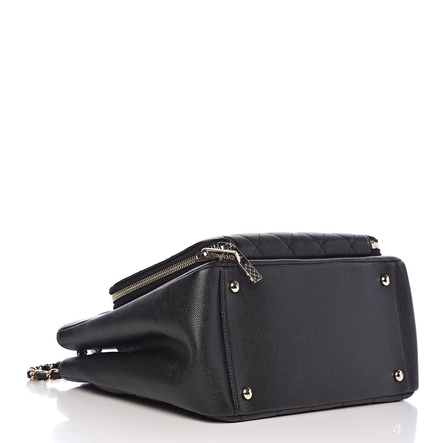 Chanel Caviar Quilted Small Business Affinity Shopping Bag Black 4 of 11