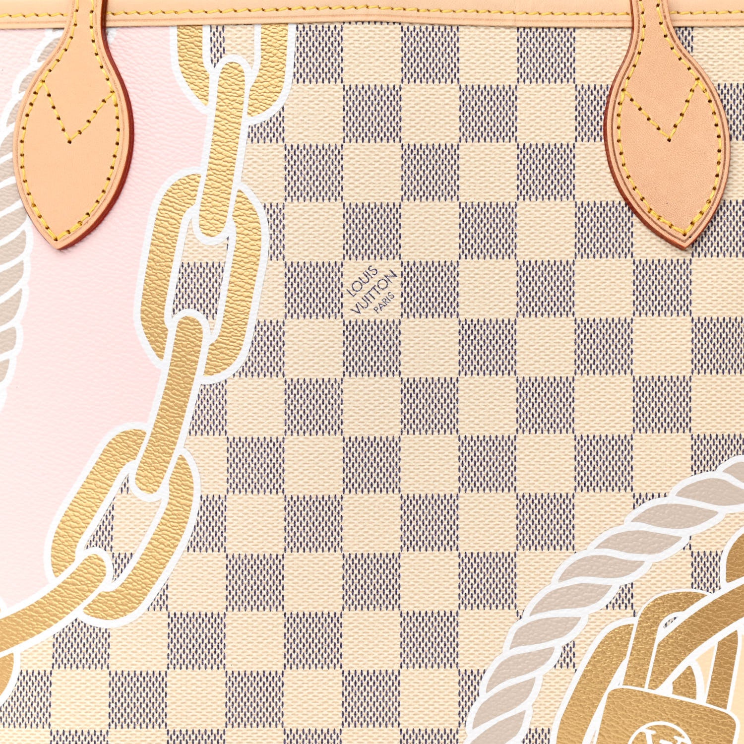 Louis Vuitton Damier Azur Nautical Neverfull MM 9 of 11