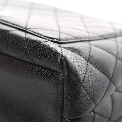 Chanel Caviar Quilted Jumbo Kelly Flap Black 11 of 12