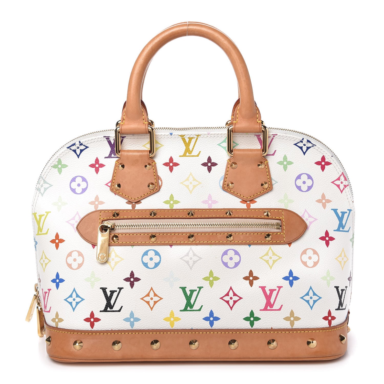 Louis Vuitton Monogram Multicolor Alma White 1 of 9