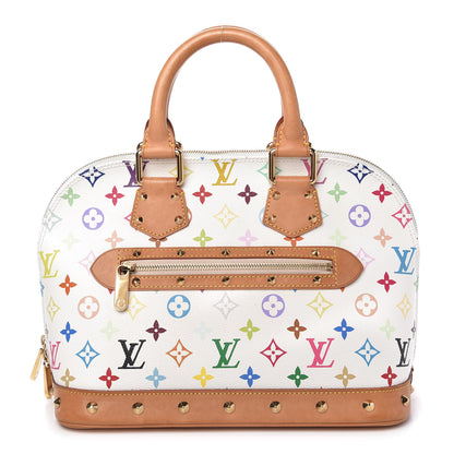 Louis Vuitton Monogram Multicolor Alma White 1 of 9