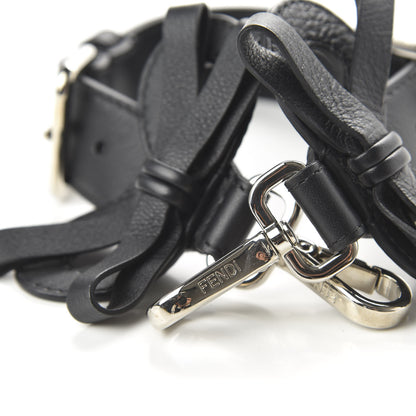Fendi Vitello Dolce Bow Mini Strap You Black 6 of 6