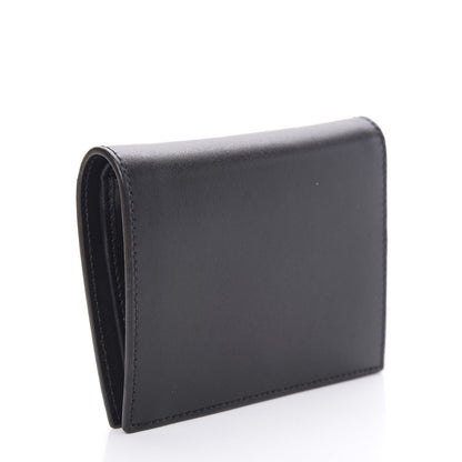 Fendi Vitello Liberty Century Lucido By The Way Compact Bi-Fold Wallet Black 3 of 9